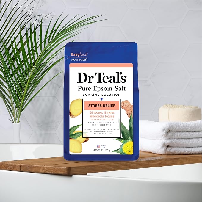 Dr Teal's Pure Epsom Salt, Stress Relief - Image 7