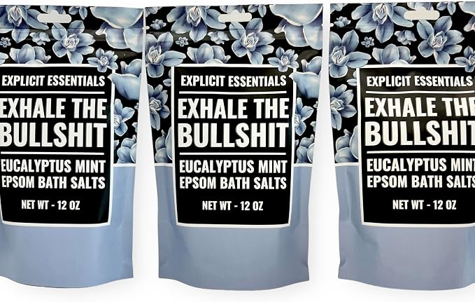 Explicit Essentials Eucalyptus Mint Epsom Bath Salts, Relaxing Aromatherapy - Image 7