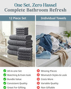 Casa Platino 100% Cotton Towels Set - Image 5