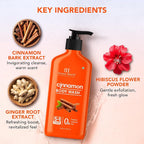 Botanic Hearth Cinnamon Body Wash – Invigorating 5-in-1 Shower Gel - Image 2