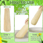 11.8 inches Natural Loofah Sponges Pack of 6, - Image 4