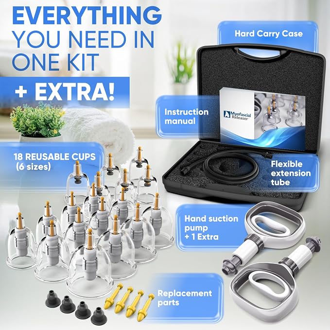 Myofascial Releaser Professional Cupping Therapy Set - Image 3