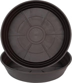 LWALRS Plant Saucer 14 Inch 2 Pack 6 8 10 12 14 16 18 20 25, Plastic Plant Trays by LWALRS