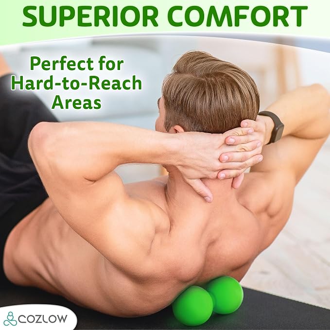 COZLOW Double Lacrosse Silicone Massage Ball - Image 3