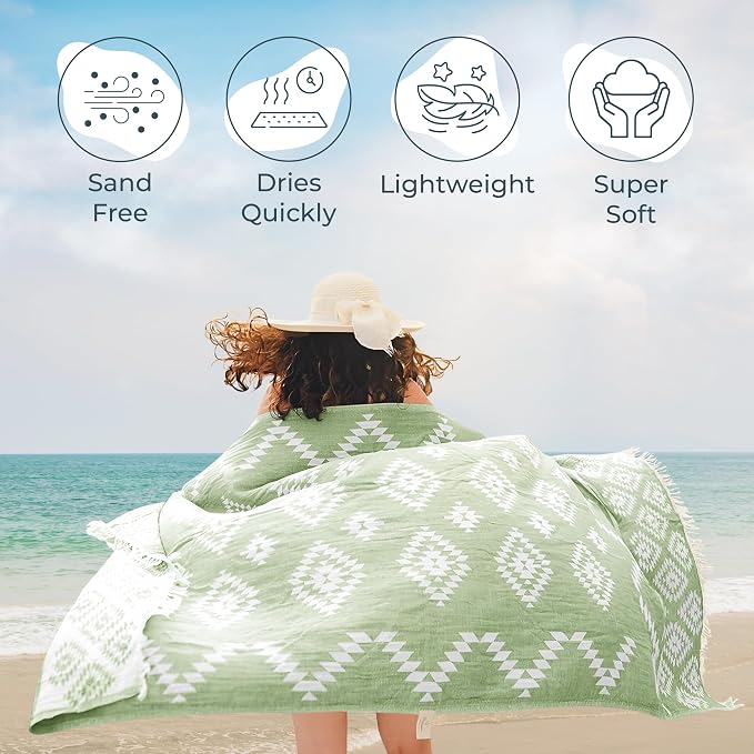 Turkish Towels Beach Towels Oversized Beach Towels - Image 2