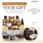 Gifts For Women Gift Basket for Women– 9 Piece Set of Vanilla Coconut Home Spa - Image 8