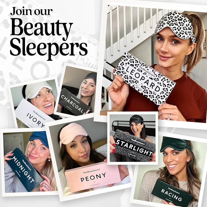 TheSleepGuard Pure Silk Sleep Mask Light Blocking Travel Essentials. Eye Masks - Image 7