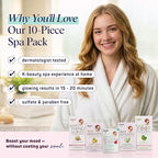 SpaLife 10 Piece Korean Face Mask & Moisturizing Hand Gloves Set | Korean - Image 8
