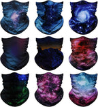 Venswell Neck Gaiter Face Mask Men Women, Seamless Bandana Rave Face Cover by Venswell