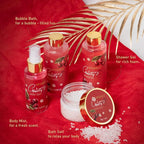 Spa Gifts for Women, Cherry & Berry Spa Gift Set for Teenage Tote Bag, Shower - Image 6