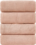 Ycosy 4 Pack Extra Large Microfiber Bath Towels Set, 35x70 inches, Less Lint by Ycosy