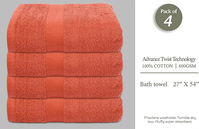 Softolle Luxury Bath Towels Set of 4 | Towels - Image 9