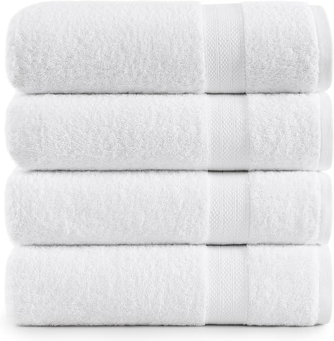 LANE LINEN Set of 4 Bath Towel by LaneLinen