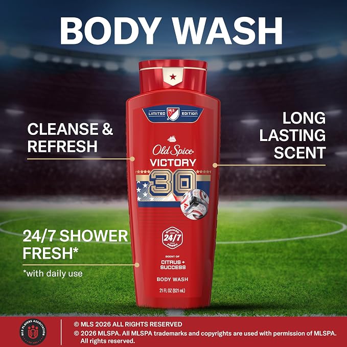 Old Spice Body Wash for Men, MLS Victory, Long Lasting Scent, Freshness that - Image 2