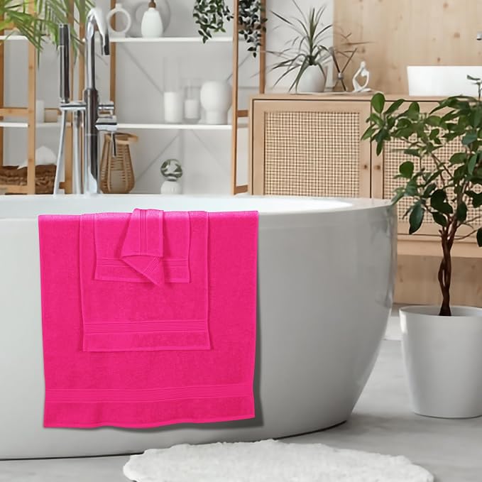 Elvana Home Ultra Soft 6 Pack Cotton Towel Set, Contains 2 Bath Towels 28x55 - Image 5
