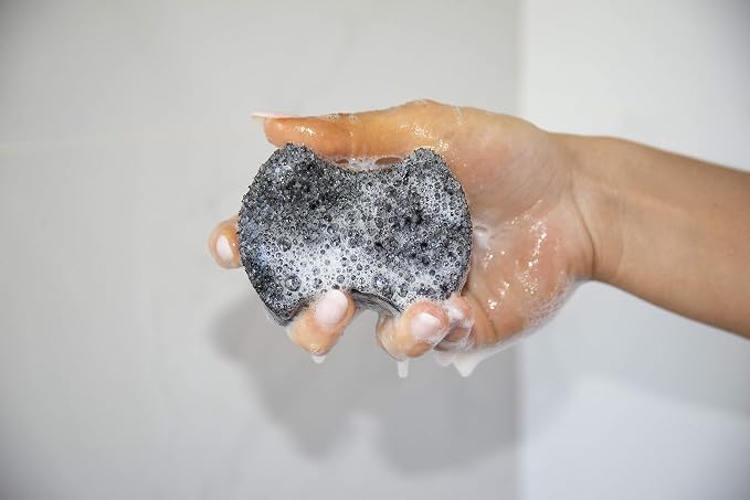 Spongeables Pedi Scrub Foot Exfoliating 20+ Wash Sponge, Sweet Sangria - Image 4