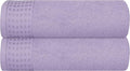 GLAMBURG 100% Cotton 2 Pack Oversized Bath Towel Set 28x55 Inches, Ultra Soft by GLAMBURG