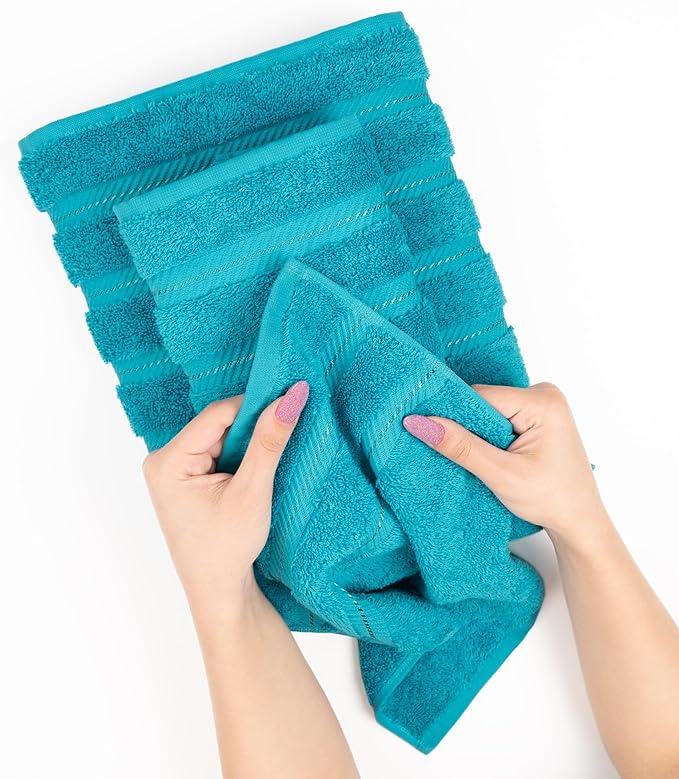 American Soft Linen Premium 3 Piece Towel Set, 1 Bath Towel 1 Hand Towel 1 - Image 5