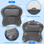 Bath Pillow for Tub, Ergonomic Pillow for Headrest, Shoulder and Back Support - Image 3