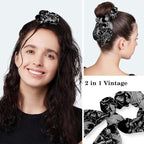 Women's Working Caps with Scrunchies Tarot Pattern Background Lace-Up Hat - Image 5