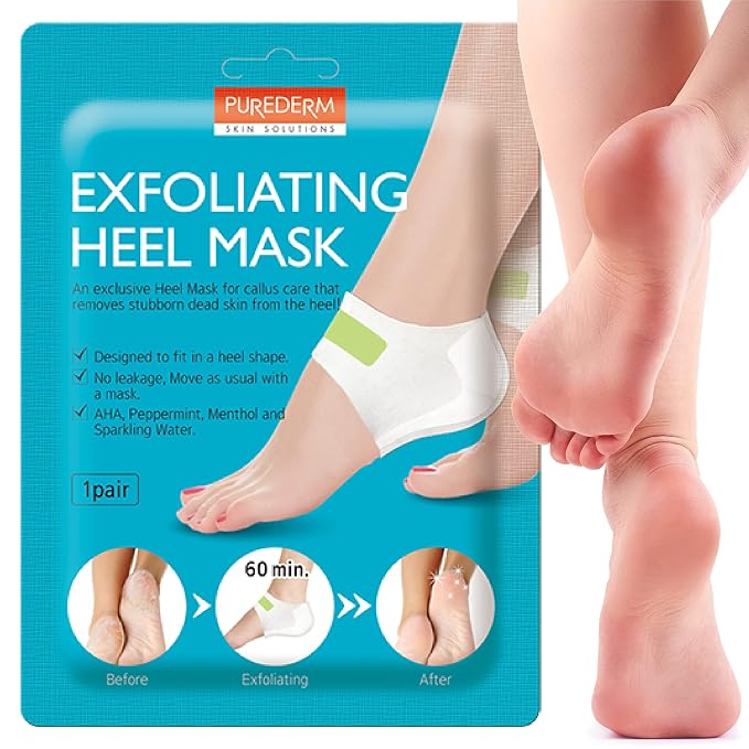 Purederm Exfoliating Heel Mask – Heel Peeling masks gently remove calluses from by PUREDERM