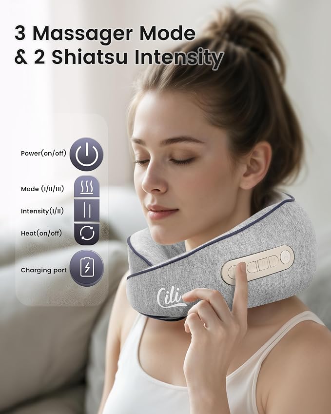CILI Cordless Neck Massager Pillow - Image 2