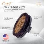 Copper Dry Brushing Body Brush for Lymphatic Drainage by HAPPY SOL - Image 2