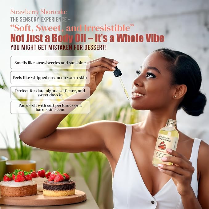 Strawberry Shortcake Body Oil: Moisturizing Body Oil - Image 8