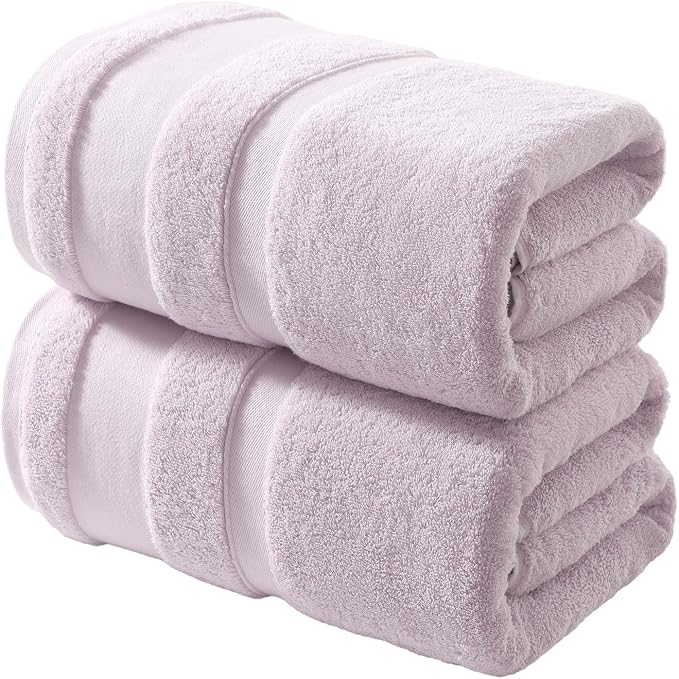 REDKISS 100% Cotton Bath Towels Set of 2, Extra Large Bath Sheets 35 X 70 Inches by REDKISSOnline