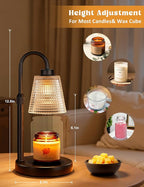 Innqoo Candle Warmer Lamp with Timer, Dimmable Candle Warmer - Image 2