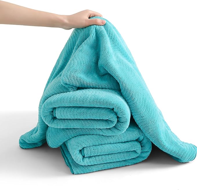 8 Piece Bath Towel Set |2 Oversized Large Bath Sheet, 2 Hand Towels, 4 - Image 4