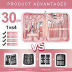 Manicure Set 30 in 1 Nail Clipper set, fingernail & toenail clippers, Manicure - Image 2