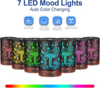 Essential Oil Diffuser- Aromatherapy Diffuser with7 Colors Light and Auto-Off - Image 2