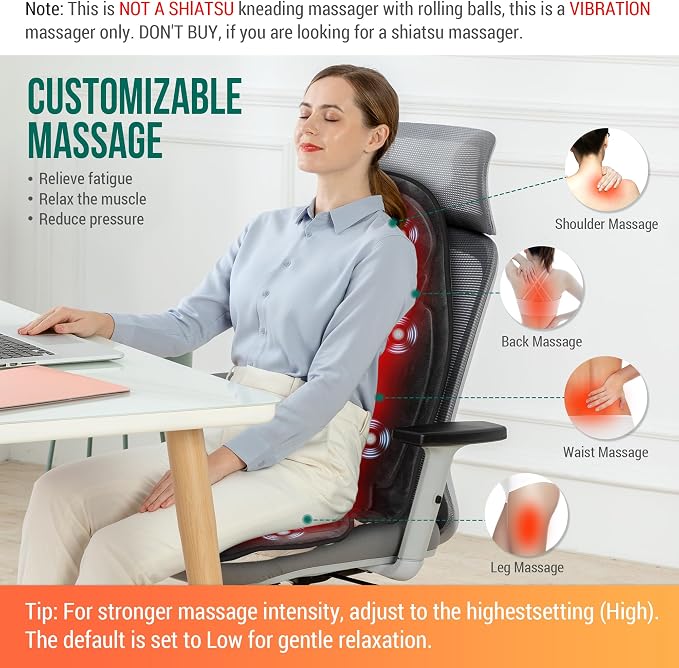 Snailax Vibration Back Massager - Image 3