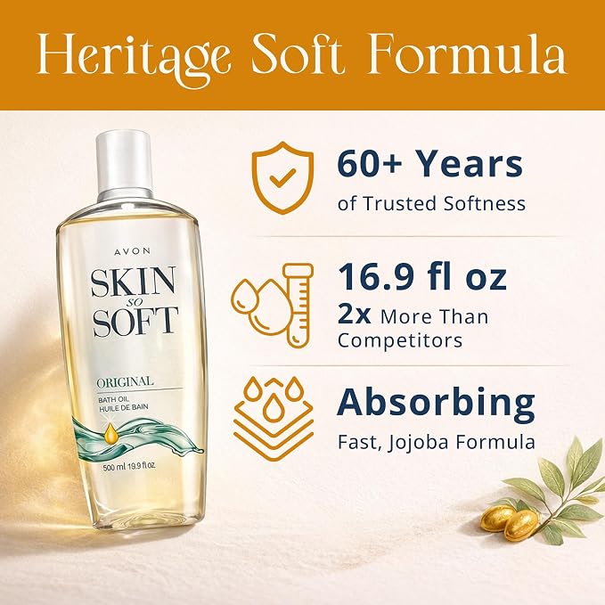 AVON Skin So Soft Original Bath Oil - Image 9