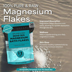 Aromasong Magnesium Flakes for Bath from The Dead Sea- 12 LB Resealable Pack - Image 3