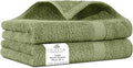 100% Cotton Hand Towel Set of 2, Sustainable, Highly Absorbent, Quick Drying by VillaCelestia