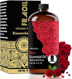 Rose Essential Oil, Rose Oil 8 Fl Oz 240ML by FRAOILESSENTIALOIL