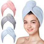Hicober Microfiber Hair Towel Wrap, Fast Drying Hair Towels by Hicober