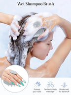 HEETA Scalp Massager Hair Growth, Soft Silicone Scalp Scrubber Shampoo Brush - Image 3