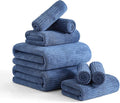 8 Piece Bath Towel Set-2 Oversized Bath Sheets, 2 Hand Towels, 4 by Ycosy