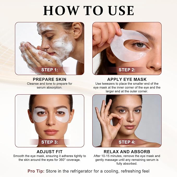 Ycz Under Eye Patches – Caffeine Eye Masks - Image 5