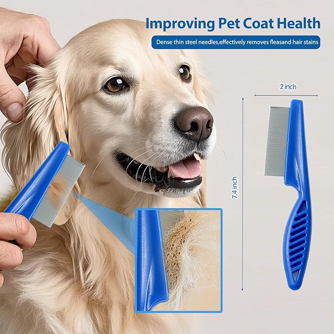 NVNAN 5 Piece Dog Grooming Brush Set - Image 3