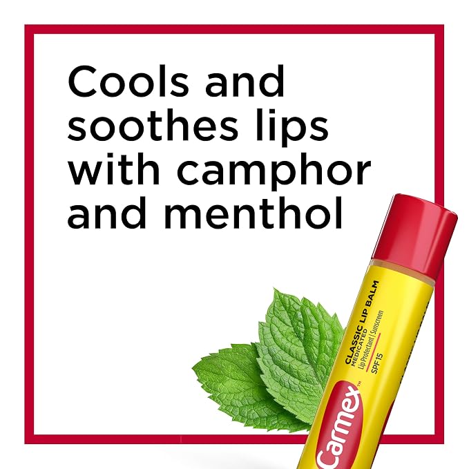 Carmex Classic Medicated Lip Balm Sticks, Lip Moisturizer - Image 3