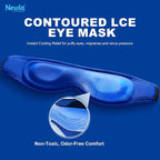 Contoured Ice Eye Mask for Puffy Eyes: Gel Cold Compress for Dark Circles - Image 4