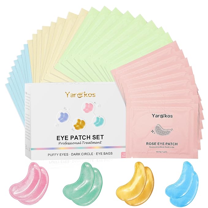 32 Pairs Under Eye Patches, Hydrating Eye Masks by ExperiencethemagicofYargkosandembarkonajourneyofbeautyandconnection