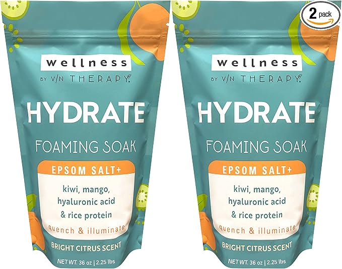 Wellness By Village Naturals Therapy, Hydrate Foaming Bath Soak, 36 oz by VillageNaturalsTherapy
