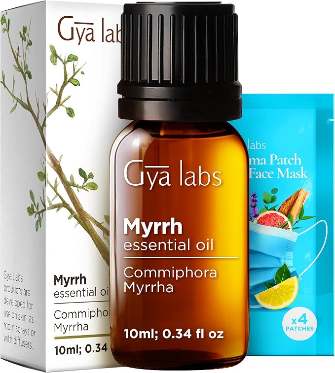 100% Pure Myrrh Essential Oil by GyaLabs
