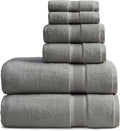 Springtree Home Luxury Bamboo Rayon Bath Towel Set 6 Piece Set | 35% Bamboo by SpringtreeHome