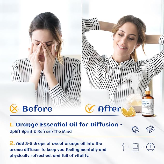 HIQILI 100ML Orange Essential Oil - Image 2